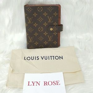 Authentic Louis Vuitton Agenda Mm Monogram